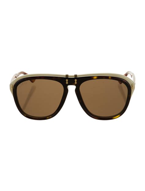 gucci sunglasses flip up|gucci circular sunglasses.